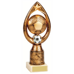 Antique Gold Football Trophy - 21cm