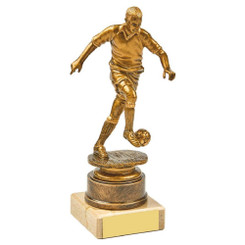 Antique Gold Male Footballer Award - 16.5cm