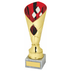 Gold/Red Sculpture Cup - 20cm