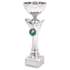 Silver Trophy Cup - 22.5cm