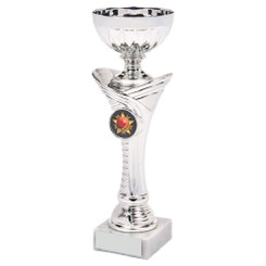Silver Trophy Cup - 21cm
