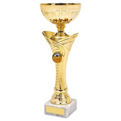 Gold Trophy Cup - 27.5cm