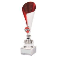 Silver/Red Sculpture Award - 23cm