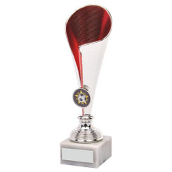 Silver/Red Sculpture Award - 21cm