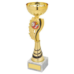 Gold/Black Wreath Bowl Award - 22cm