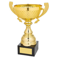 Gold Presentation Cup with Handles - 27cm