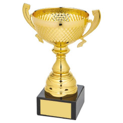 Gold Presentation Cup with Handles - 17.5cm