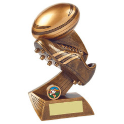 Resin Rugby Boot/Ball Award - 25cm