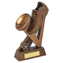 Resin Rugby Boot & Ball Award - 21cm