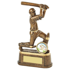 Resin Cricket Batsman Trophy - 17cm