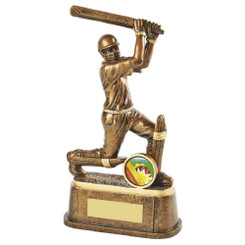 Resin Cricket Batsman Trophy - 20cm