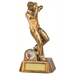 Resin Cricket Male Bowler Award - 16.5cm
