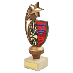 Antique Gold Darts Star Award - 21cm