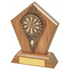 Wood Stand with Resin Dartboard Trim - 15cm