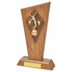 Wood Stand with Resin Tennis Trim - 23cm