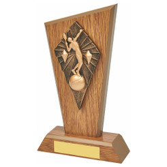 Wood Stand with Resin Tennis Trim - 20.5cm