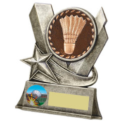 Badminton Metal Stand Award - 11.5cm