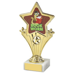 Fun Star Awards - Book Worm - 18cm