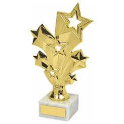 Gold Stars Achievement Trophy - 20cm