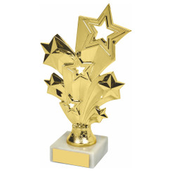 Gold Stars Achievement Trophy - 18.5cm