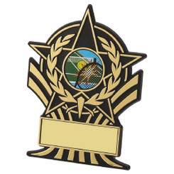Black Plastic Star Award - 10cm