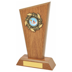 Light Oak Wood Stand Award - 20.5cm