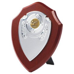 Chrome Fronted Shield - 18cm