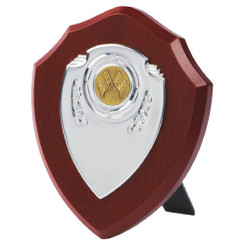 Chrome Fronted Shield - 15cm