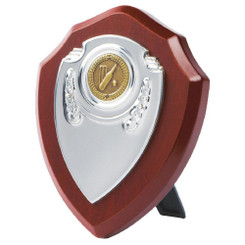 Chrome Fronted Shield - 13cm