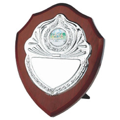 Traditional Chrome Front Shield - 18cm