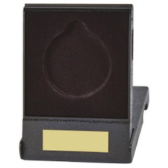 Economy Black Medal Box to fit 45mm Medal (plate not included) - 4.5cm