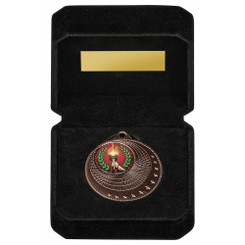 50mm Medal in Luxury Black Case - 5cm