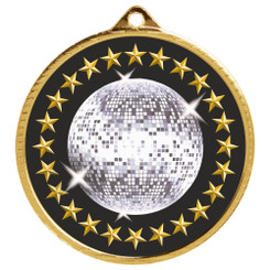 55mm Medal - Glitterball - 5.5cm