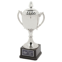 Classic Nickel Plated Cup with Lid - 37cm
