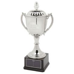 Classic Nickel Plated Cup with Lid - 50cm