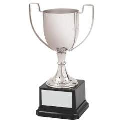 Contemporary Nickel Plated Cup - 21cm