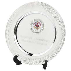Silver Plate Salver Award with Stand - 15cm