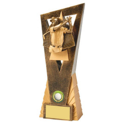 Antique Gold Male Golf Edge Award - 23cm