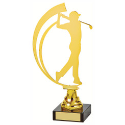 Gold Metal Golfer Award - 25.5cm