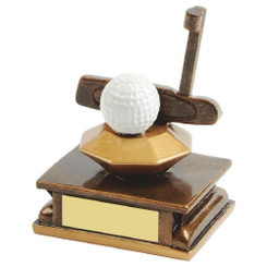 Resin Golf Putter Award - 11cm