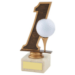 Hole in One Golf Trophy (Ball not Included) - 16cm