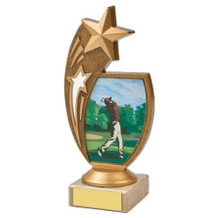 Male Golf Star Holder Award - 17cm