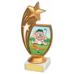 Antique Gold Star Awards - 'The Beginner' - 17cm