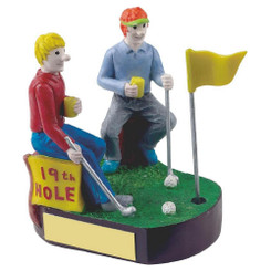19th Hole Novelty Golf Trophy - 11cm