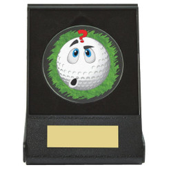 Black Case Golf Collectable - Confused - 6cm