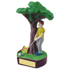 In the Rough Novelty Golf Trophy - 18cm