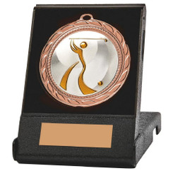 70mm Golf Medal in Case (Bronze) - 70cm