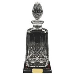 Crystal Decanter on Wood Stand - 32cm