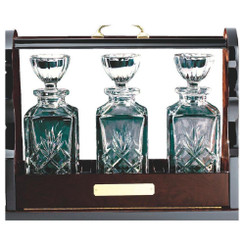 Tantalus with 3 Crystal Decanters - 33cm