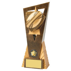 Antique Gold Rugby Ball Edge Award - 21cm